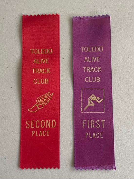 Other - Toledo Alive Track Club First and Second Place Ribbons
